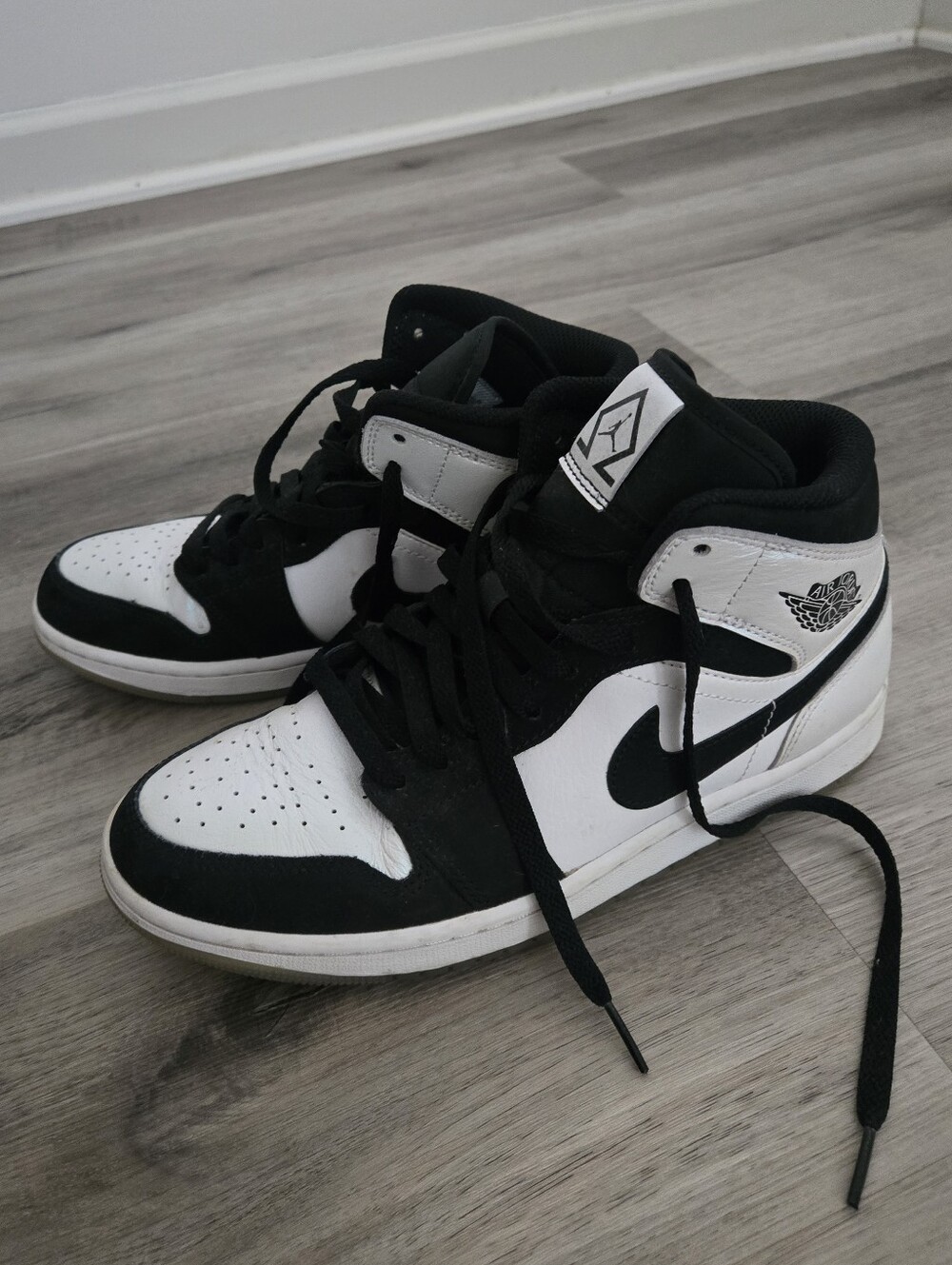 Black White NIKE Air Jordan